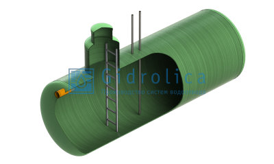 Топливная емкость Gidrolica Tank Fuel/горизонтальный вариант/2490х6650мм