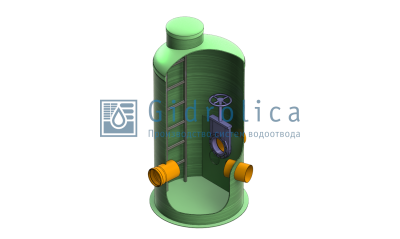 Gidrolica LOS-KK/колодец отбора проб/100/300
