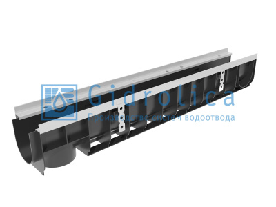 Лоток водоотводный Gidrolica Super ЛВ -10.14,5.15,5 - пластиковый, кл. Е600