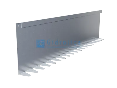 Бордюр Gidrolica Line Steel (Лайн Стил) L-образный из оцинкованной стали 1200х300х70х1,5мм