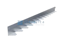 Бордюр Gidrolica Line Steel (Лайн Стил) L-образный из оцинкованной стали 1200х80х45х1,5мм