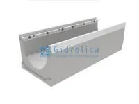 Лоток водоотводный бетонный коробчатый (СО-300мм), с оцинкованной насадкой, с уклоном 0,5% КUу 100.39,9 (30).34(27) - BGZ-V, № -12